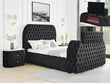 Natalia Night Stand Black - 5115BK-2