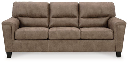 Navi Sofa, Loveseat and Recliner in Fossil - PKG016505