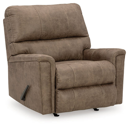 Navi Sofa, Loveseat and Recliner in Fossil - PKG016505