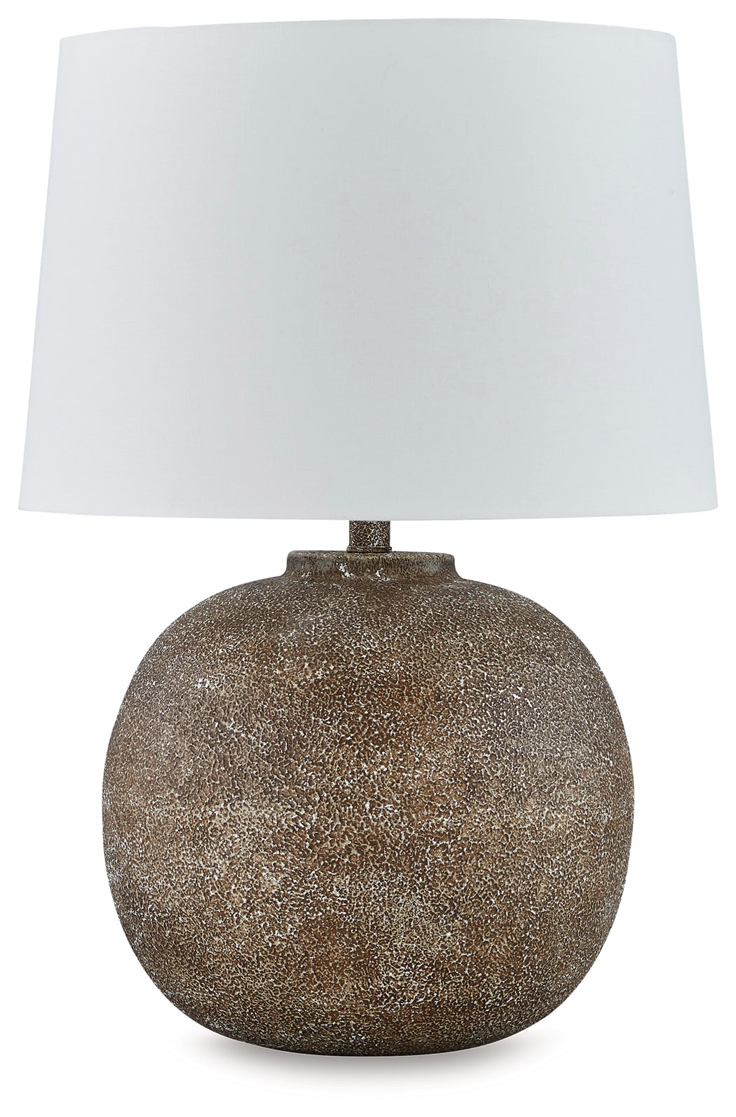 Neavesboro 2-Piece Table Lamp Set in Antique Brown/White - PKG019347