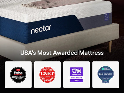 Nectar Foam Luxe 5.1 White Queen Mattress - M12731