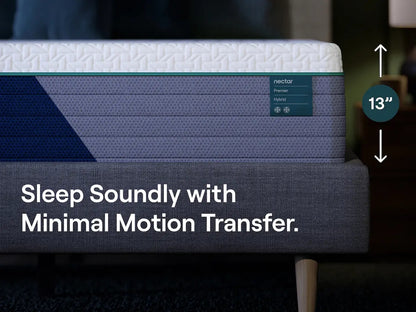 Nectar Hybrid Premier 5.1 White Twin XL Mattress - M14171