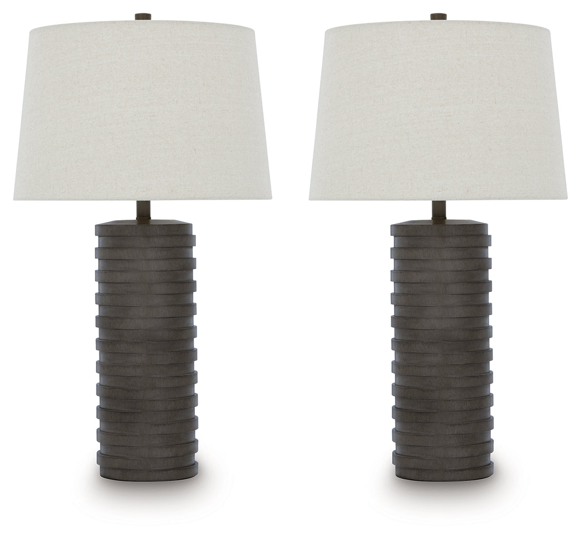 Neilett Antique Brown Table Lamp (Set of 2) - L243704