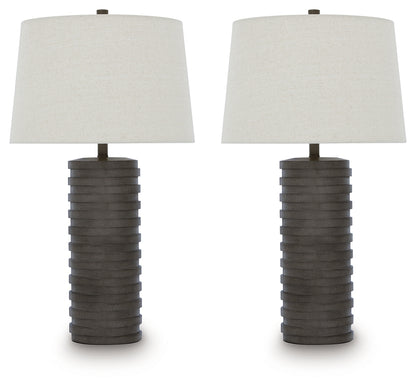 Neilett Antique Brown Table Lamp (Set of 2) - L243704