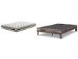 Neilsville Full Platform Bed with Mattress in Multi Gray - PKG018231