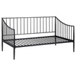 Newbury Metal Twin Daybed Bed Frame Matte Black - 301056