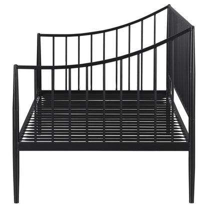 Newbury Metal Twin Daybed Bed Frame Matte Black - 301056