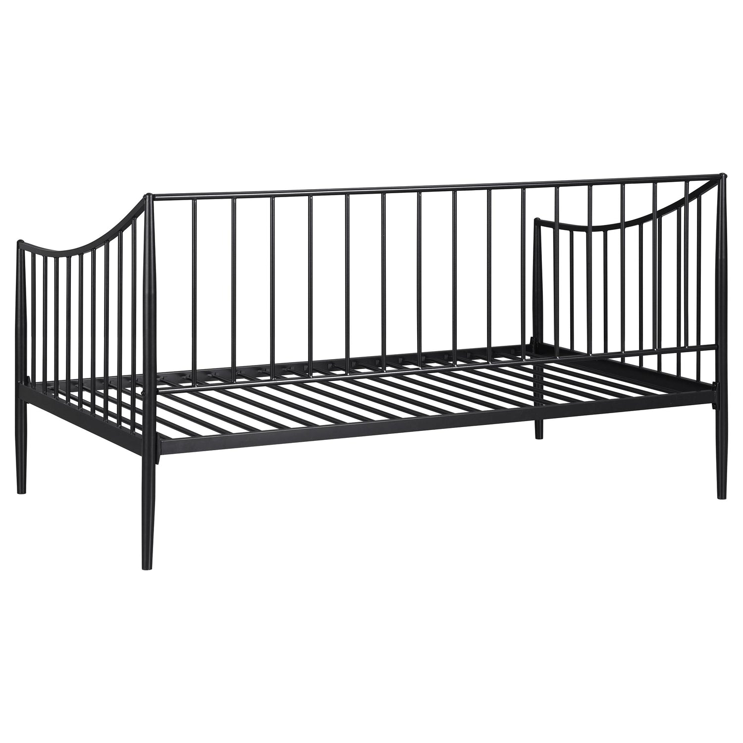 Newbury Metal Twin Daybed Bed Frame Matte Black - 301056