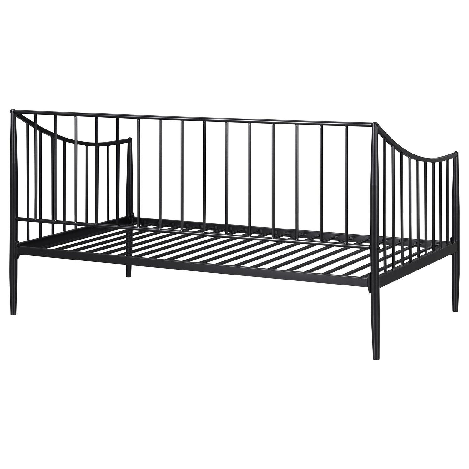 Newbury Metal Twin Daybed Bed Frame Matte Black - 301056
