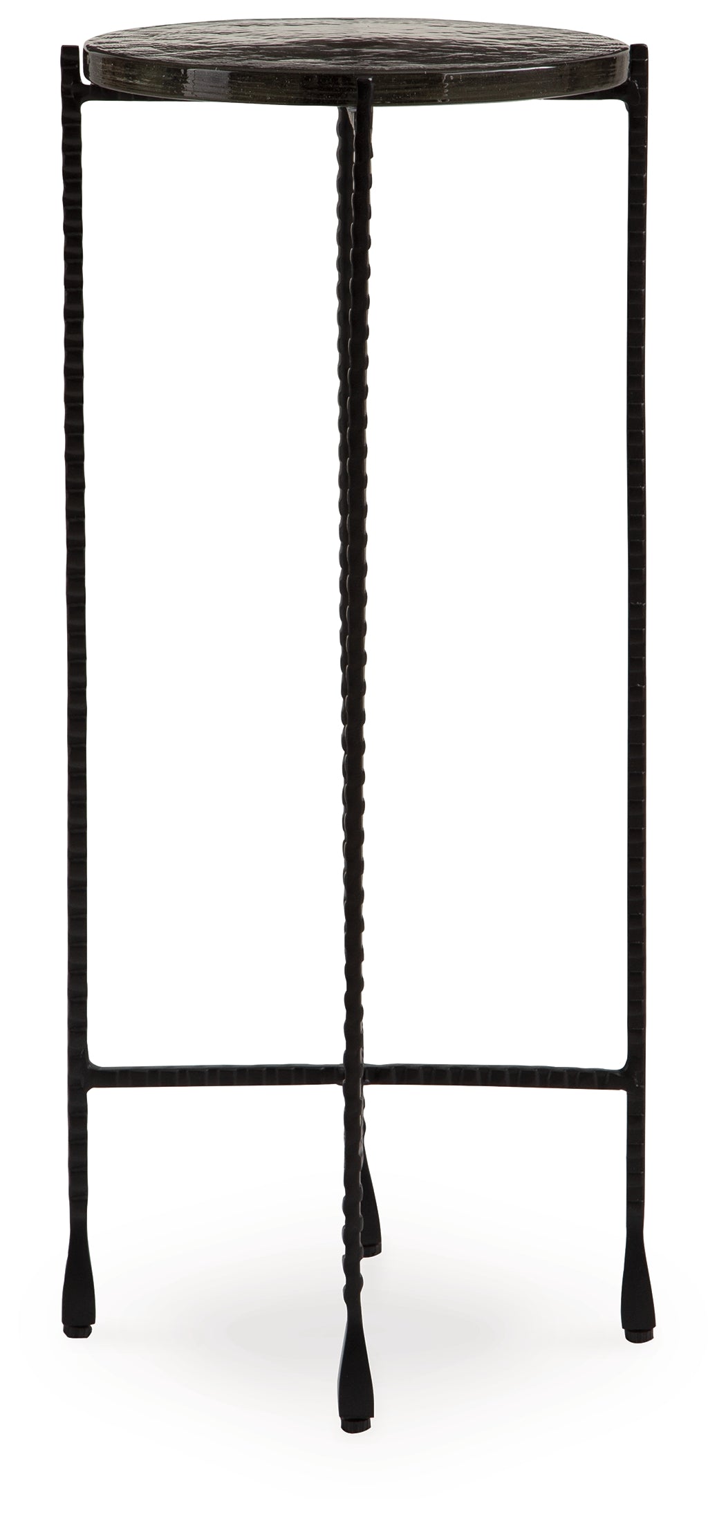 Newgoren Clear/Black Accent Table - A4000631