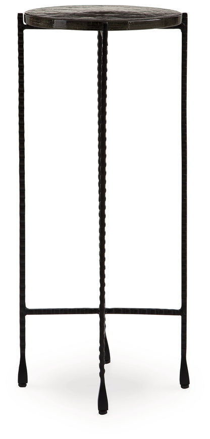 Newgoren Clear/Black Accent Table - A4000631