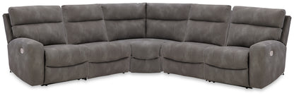 Next-Gen DuraPella 5-Piece Power Reclining Sectional - 61003S8