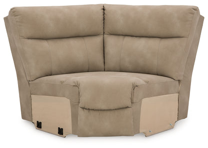 Next-Gen DuraPella Sand 6-Piece Power Reclining Sectional - 61004S8