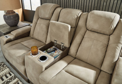 Next-Gen DuraPella Sand Power Reclining Loveseat and Power Recliner - 22003U3