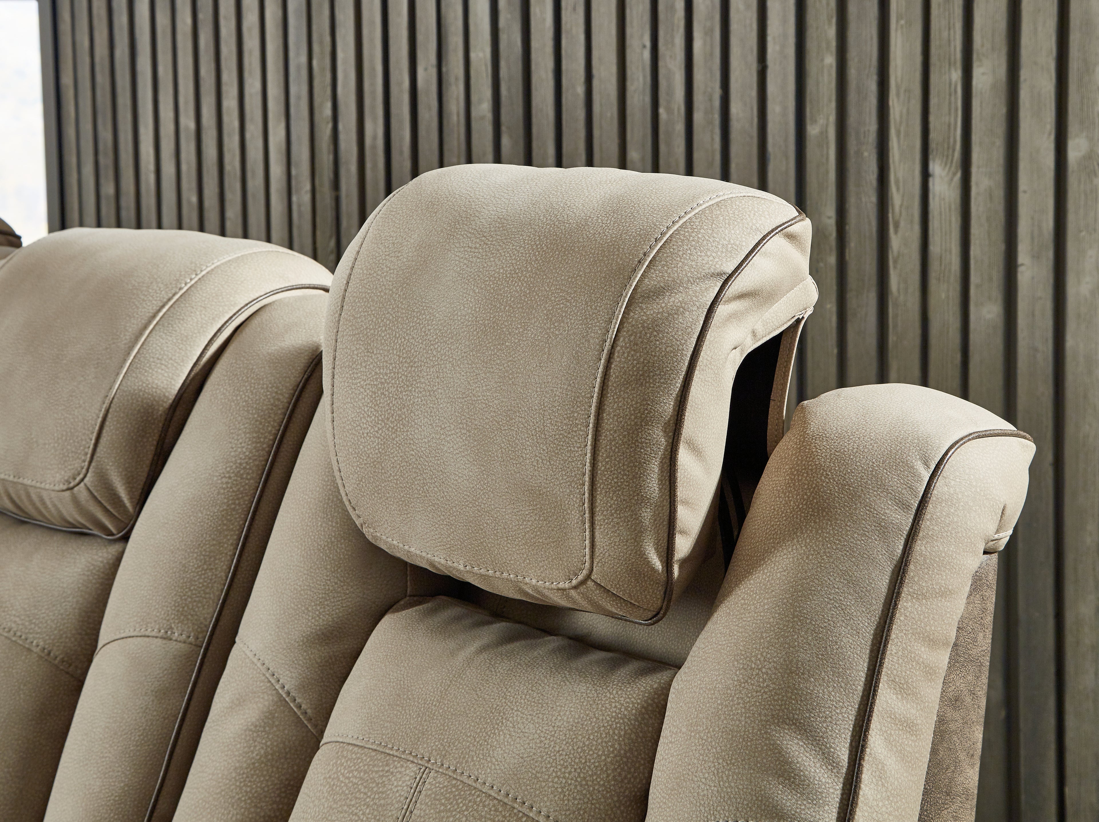 Next-Gen DuraPella Sand Power Reclining Loveseat and Power Recliner - 22003U3