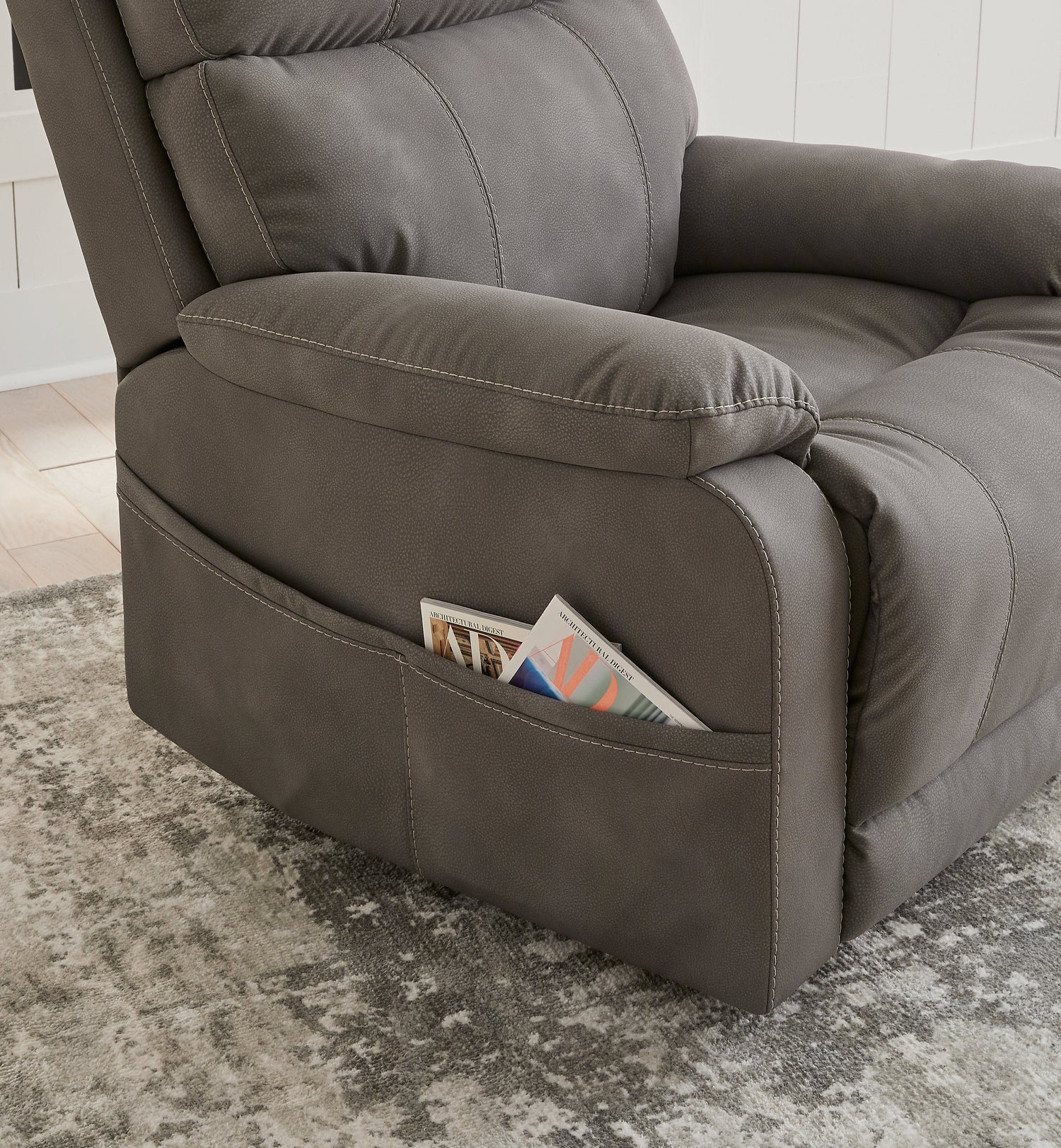 Next-Gen Durapella Slate Power Lift Recliner - 4070812