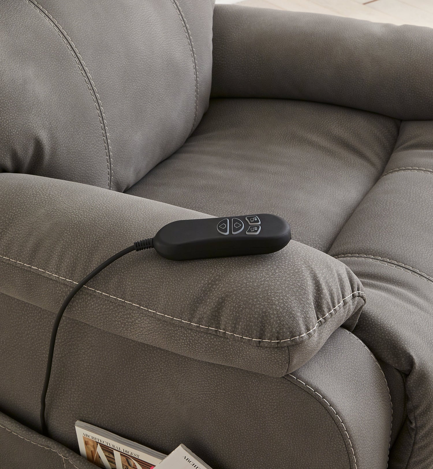 Next-Gen Durapella Slate Power Lift Recliner - 4070812