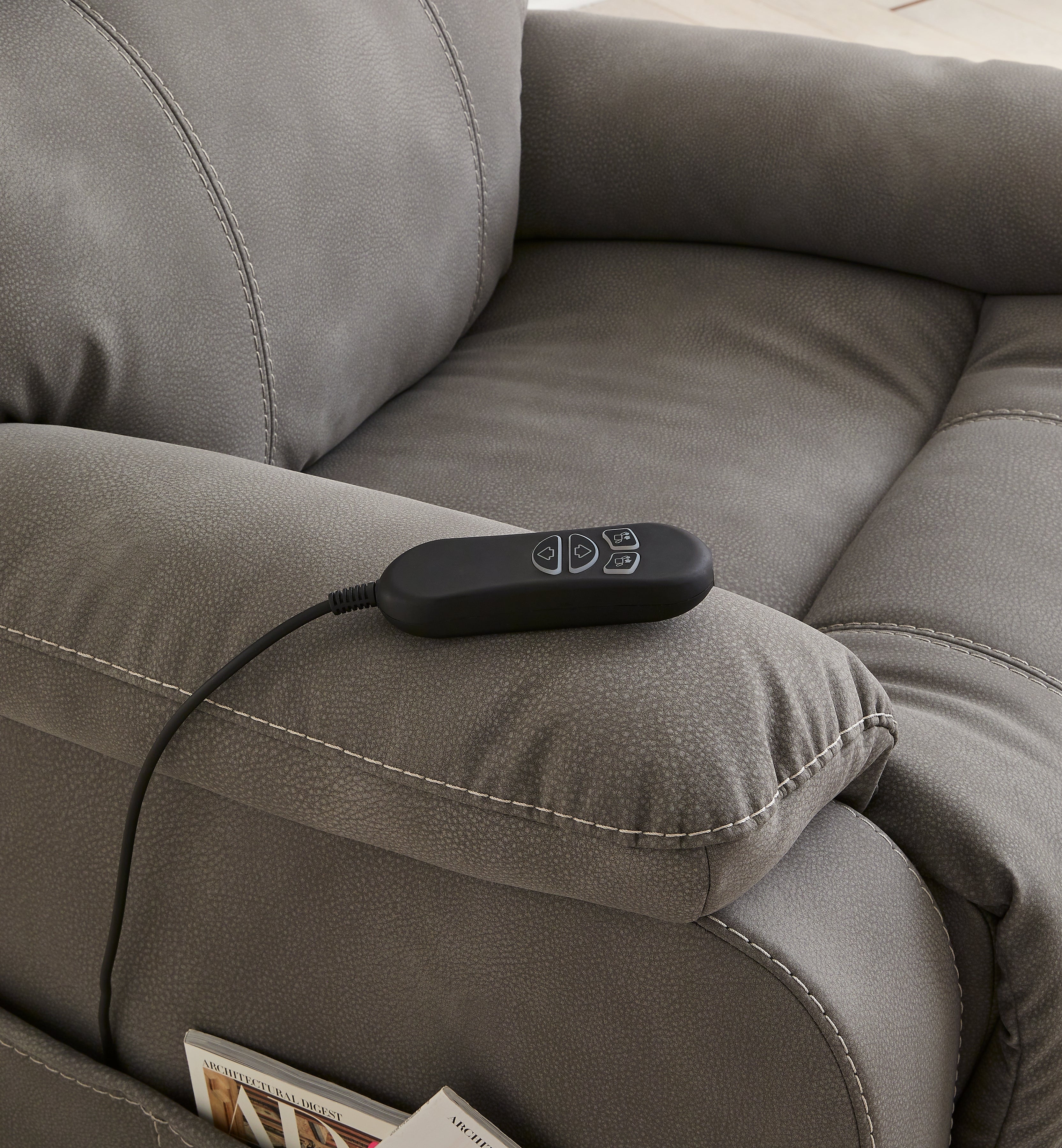 Next-Gen Durapella Slate Power Lift Recliner - 4070812