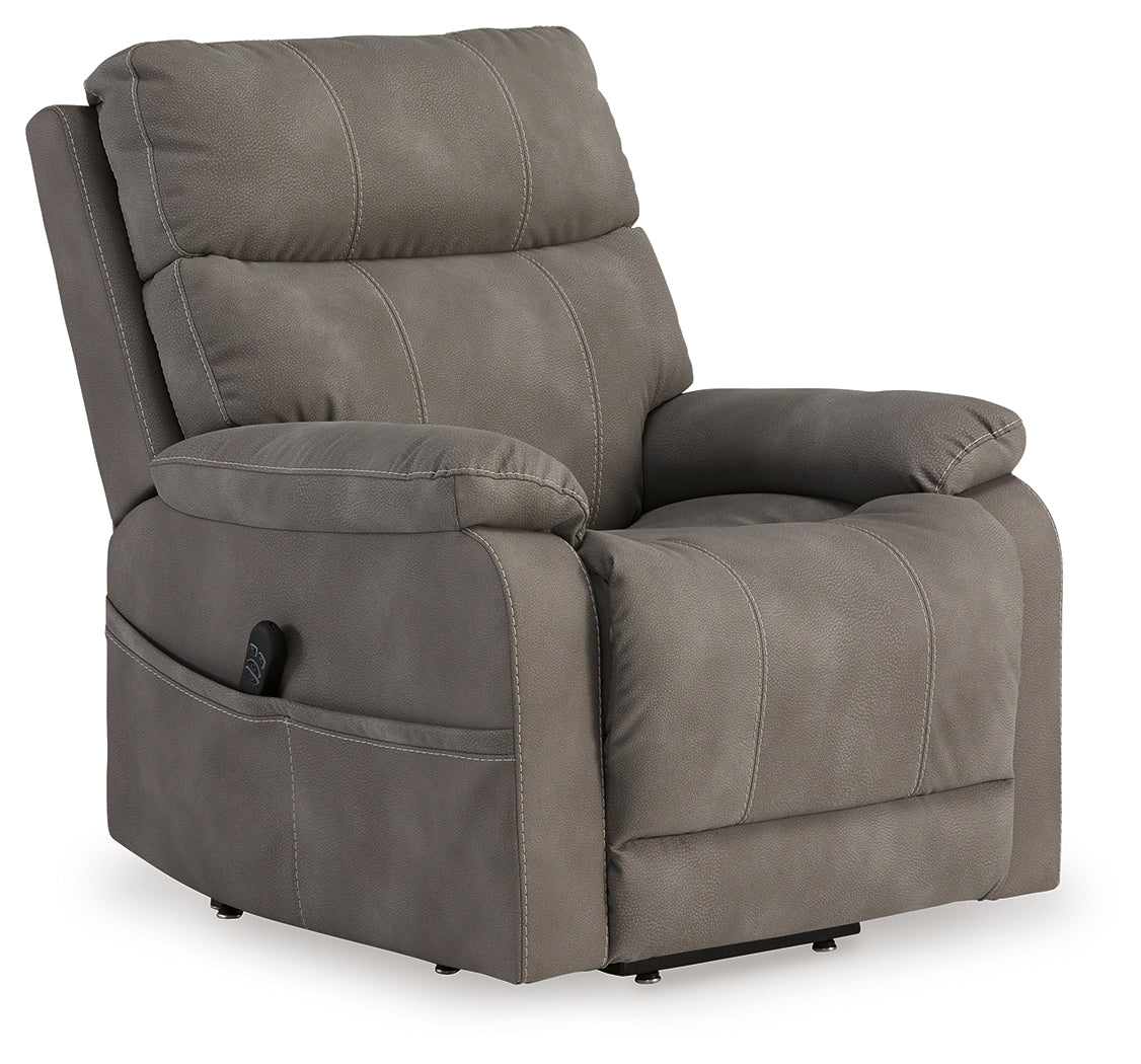 Next-Gen Durapella Slate Power Lift Recliner - 4070812