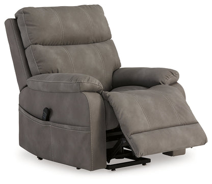 Next-Gen Durapella Slate Power Lift Recliner - 4070812