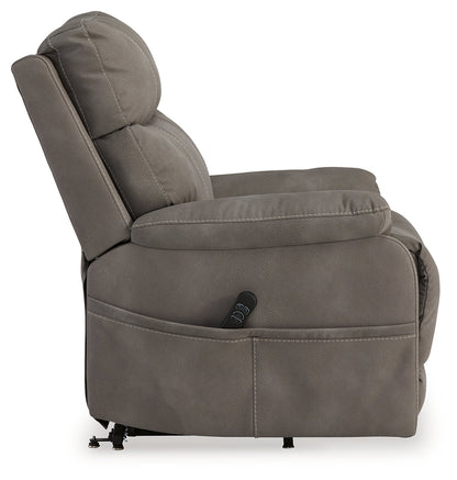 Next-Gen Durapella Slate Power Lift Recliner - 4070812