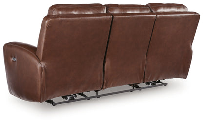 Next Move Mahogany Power Reclining Sofa - PCU1210215