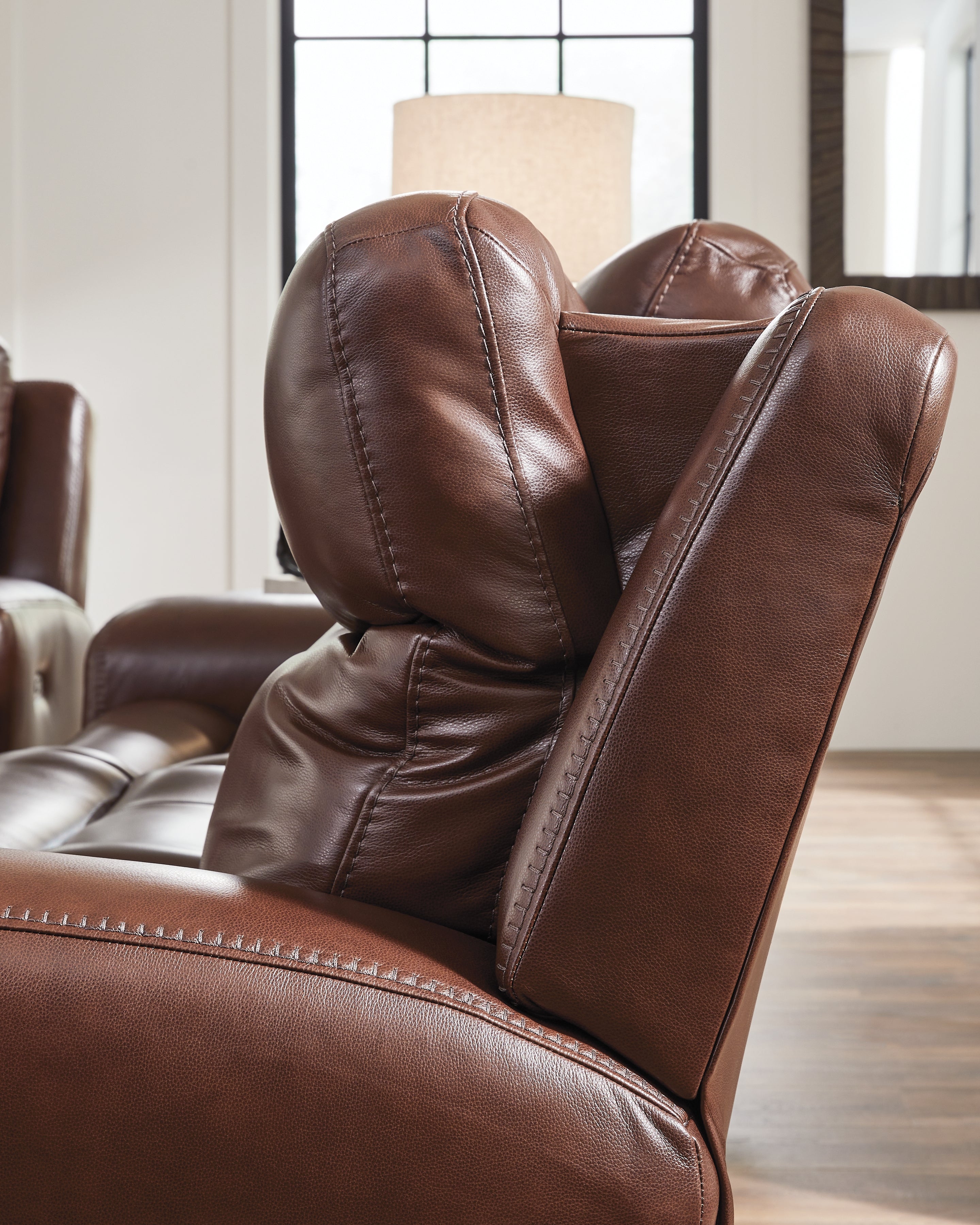 Next Move Mahogany Power Reclining Sofa - PCU1210215