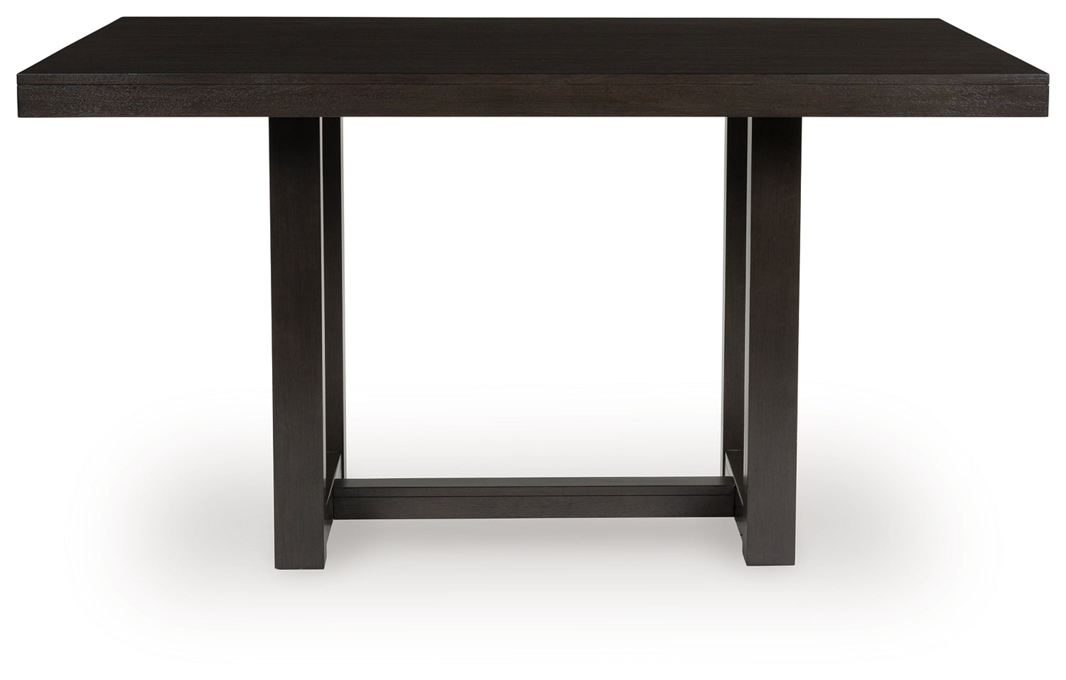 Neymorton Dark Grayish Brown Counter Height Dining Table - D618-13