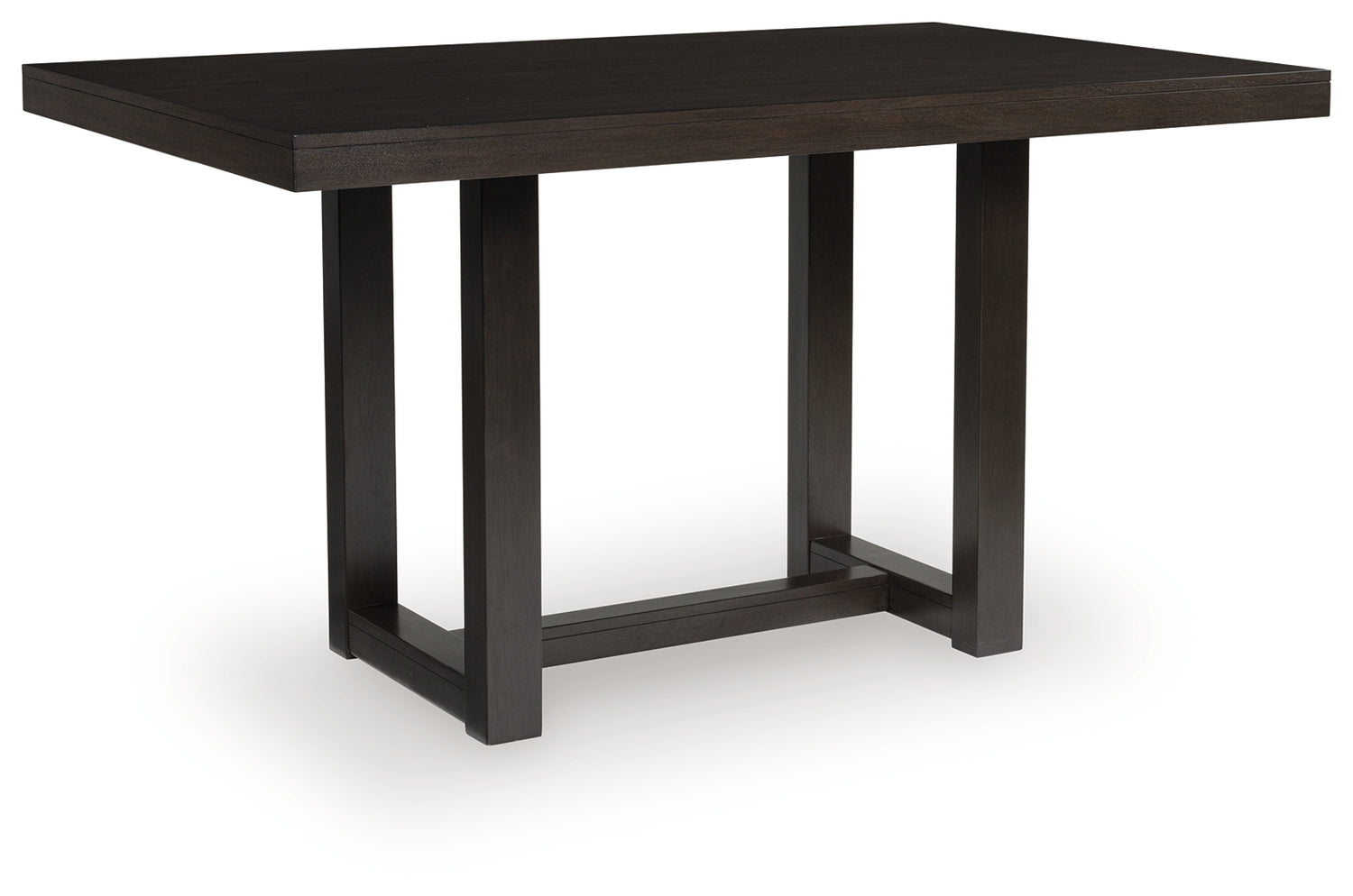 Neymorton Dark Grayish Brown Counter Height Dining Table - D618-13