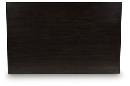 Neymorton Dark Grayish Brown Counter Height Dining Table - D618-13