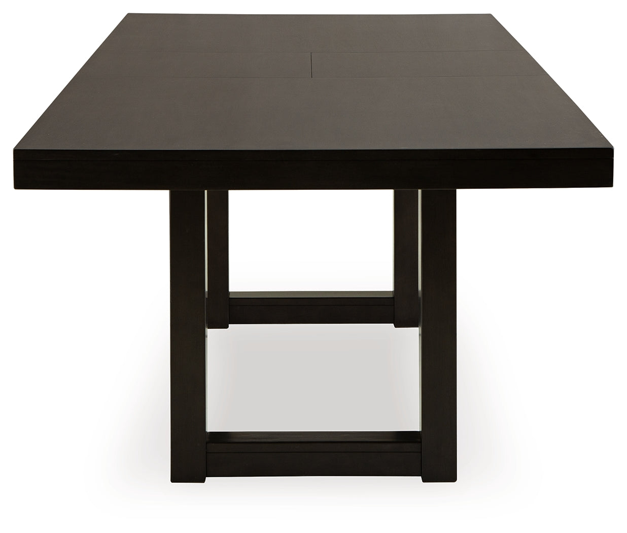 Neymorton Dark Grayish Brown Dining Extension Table - D618-35