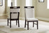 Neymorton Light Gray/Brown Dining Chair, Set of 2 - D618-01