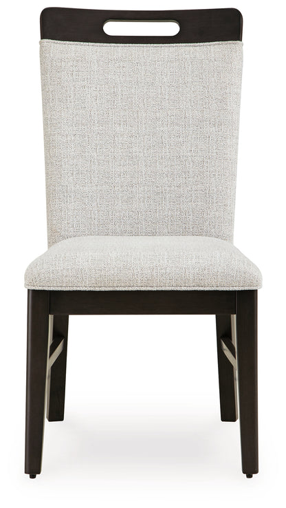 Neymorton Light Gray/Brown Dining Chair, Set of 2 - D618-01