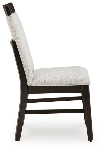 Neymorton Light Gray/Brown Dining Chair, Set of 2 - D618-01