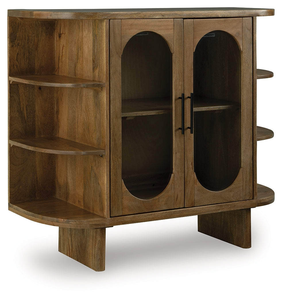 Niall Light Brown Accent Cabinet - A4000707