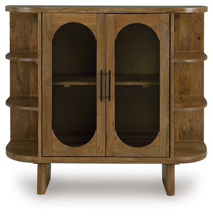 Niall Light Brown Accent Cabinet - A4000707