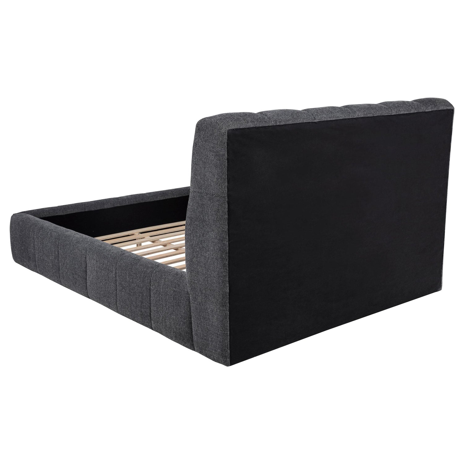 Nollet 48-inch Upholstered California King Platform Bed Grey - 315917GRYKW