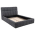 Nollet 48-inch Upholstered Eastern King Platform Bed Grey - 315917GRYKE