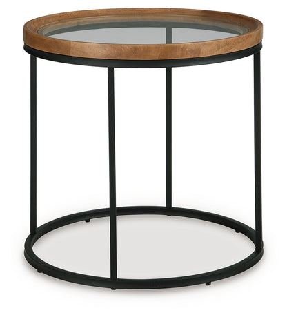 Noraluna Medium Brown End Table - T502-6