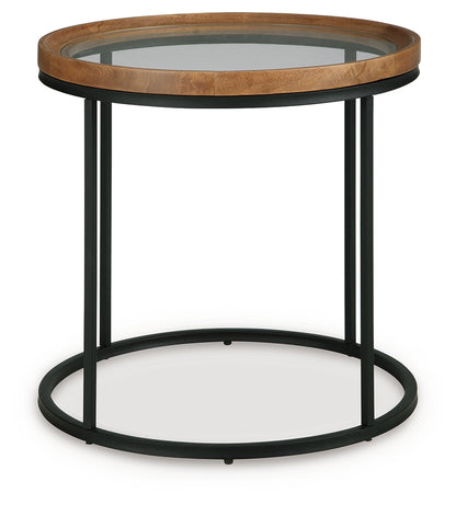 Noraluna Medium Brown End Table - T502-6