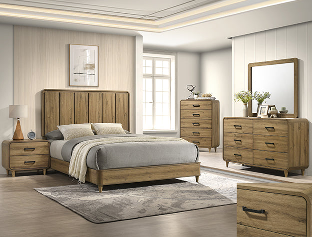 Nyomi Dresser - Light Brown - B4920-1