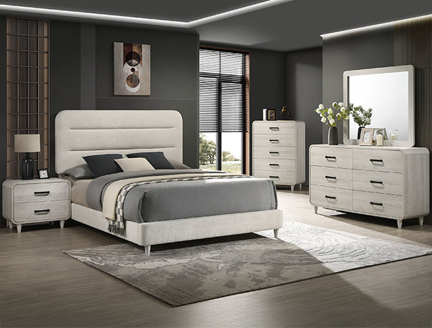 Nyomi Night Stand - White - B4900-2