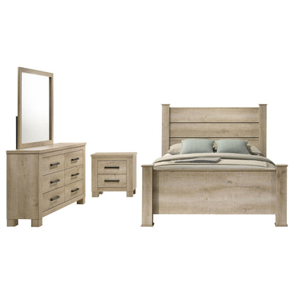 Oakglen 4-piece California King Bedroom Set Weathered Oak - 225101KW-S4