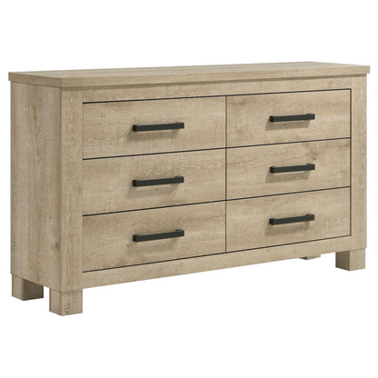 Oakglen 4-piece Queen Bedroom Set Weathered Oak - 225101Q-S4
