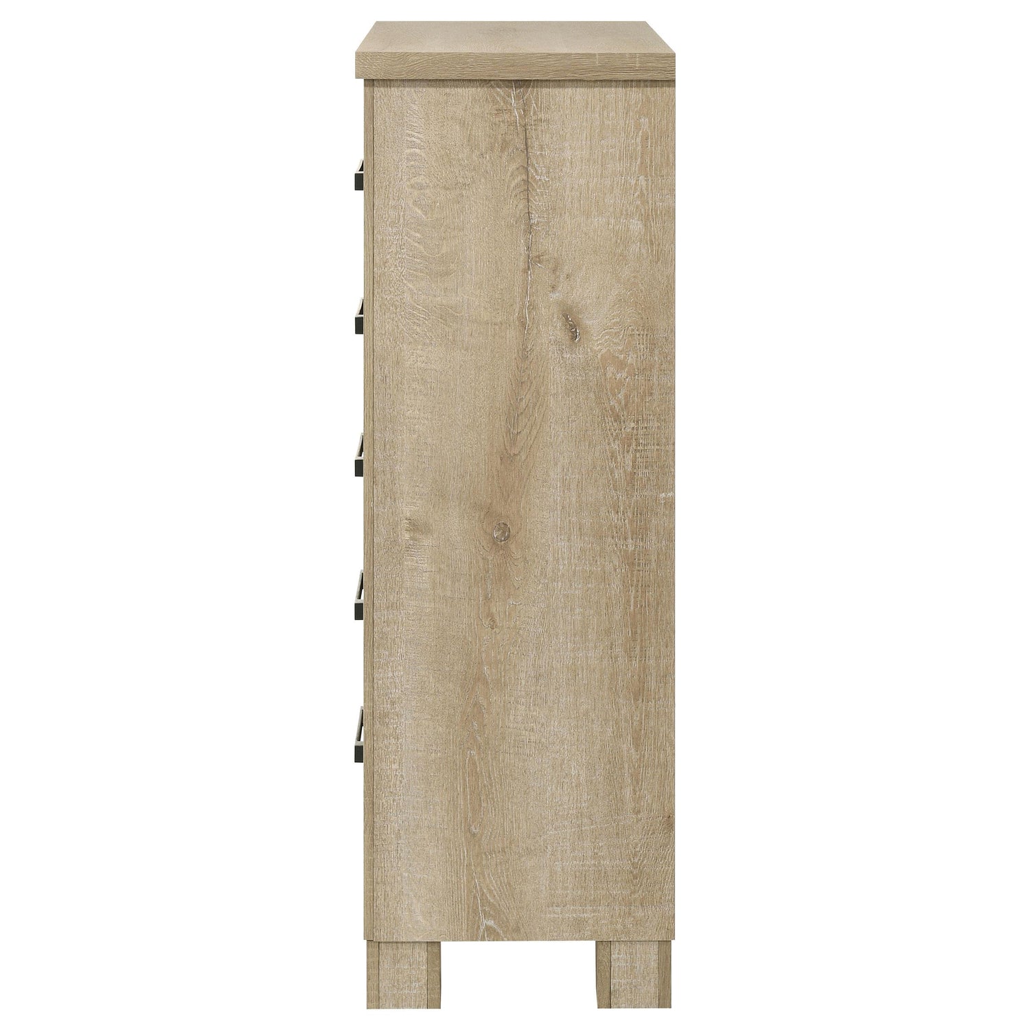 Oakglen 5-drawer Bedroom Chest of Drawers Weathered Oak - 225105