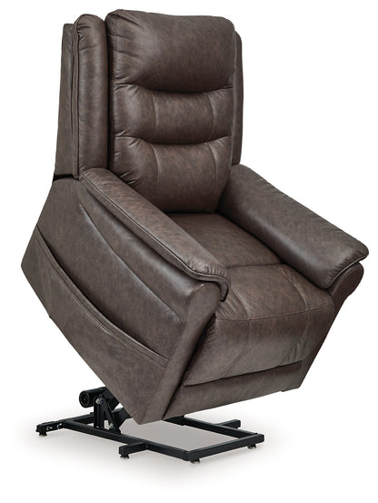 Oatman Umber Power Lift Recliner - 1800412