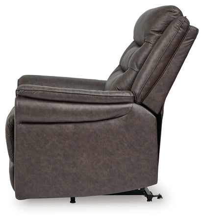 Oatman Umber Power Lift Recliner - 1800412