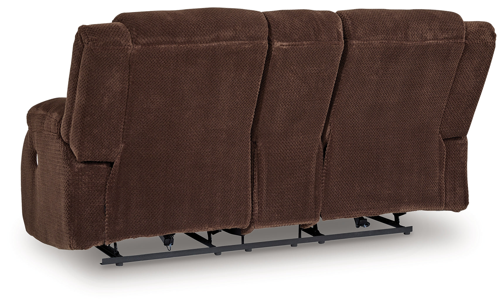 Observation Chocolate Power Reclining Loveseat with Console - PC2140696