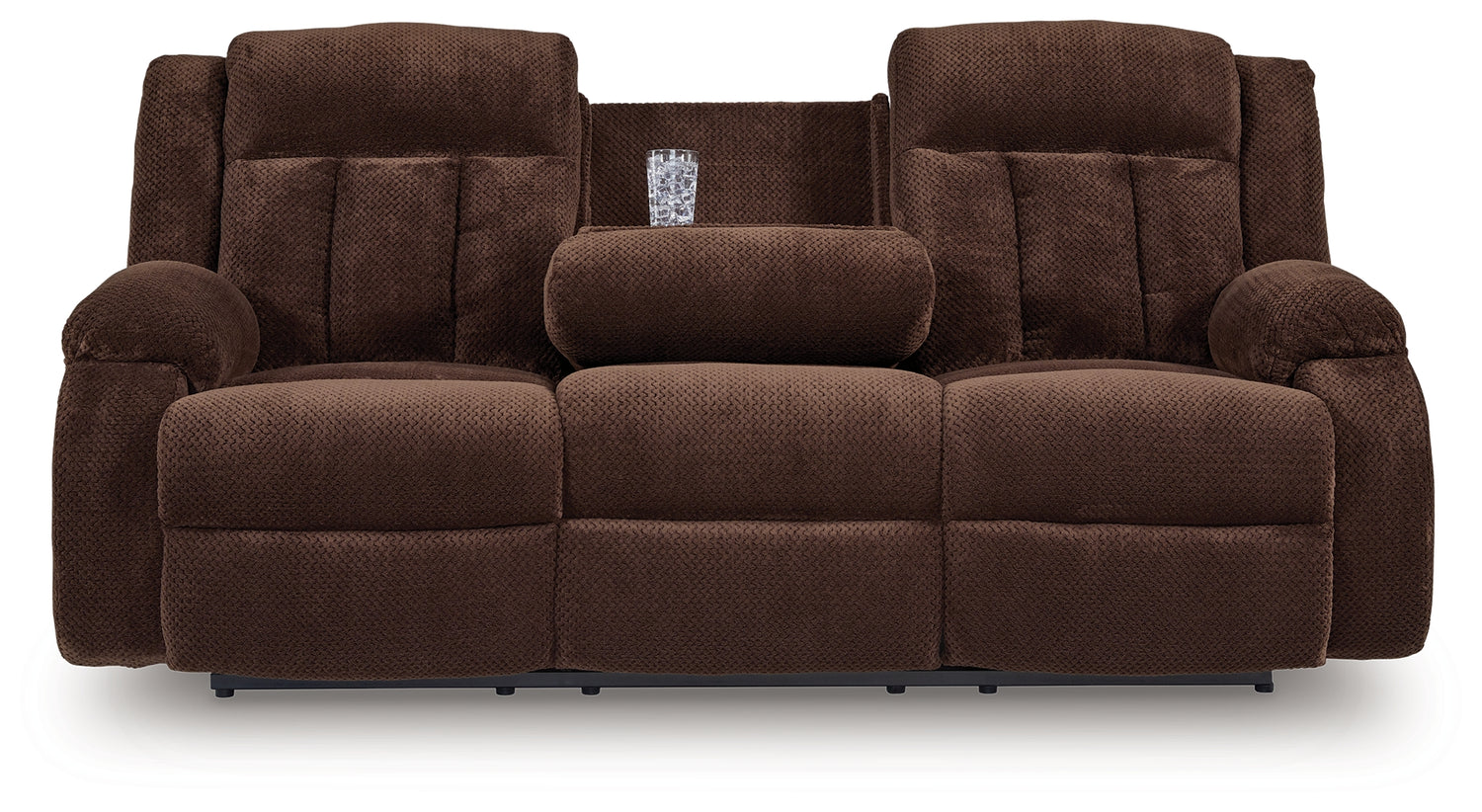 Observation Chocolate Power Reclining Sofa with Drop Down Table - PC2140699