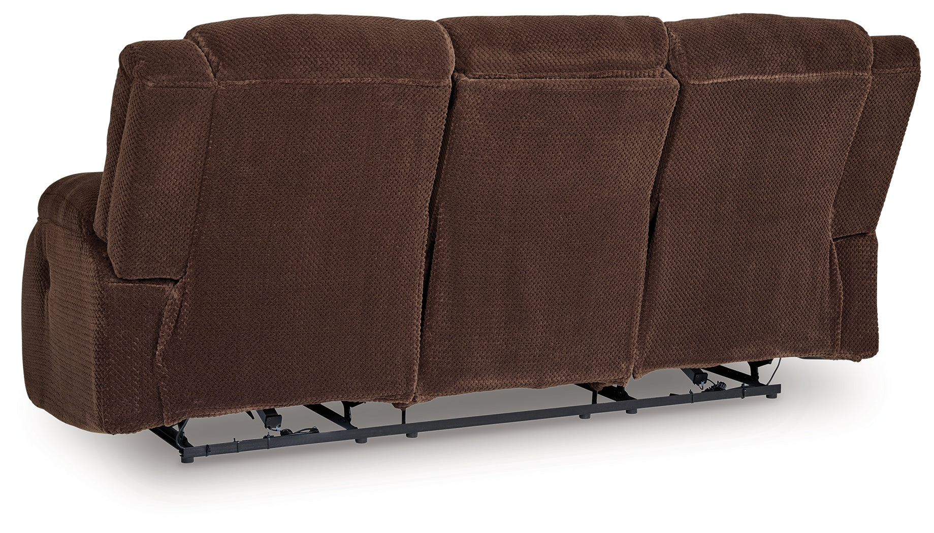Observation Chocolate Power Reclining Sofa with Drop Down Table - PC2140699